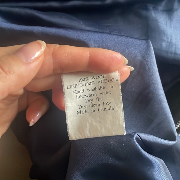 Wool Zipper Blazer-Jacket - Picture 2 of 3